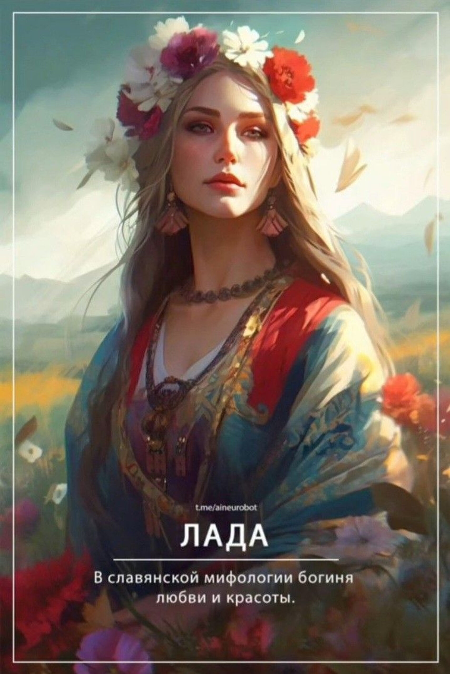 Лада — богиня любви и красоты у древних славян
