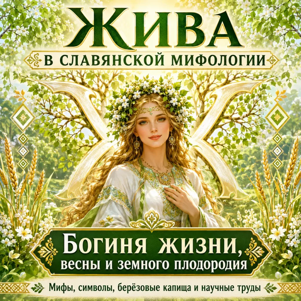 Жива в славянской мифологии — богиня жизни, весны и земного плодородия