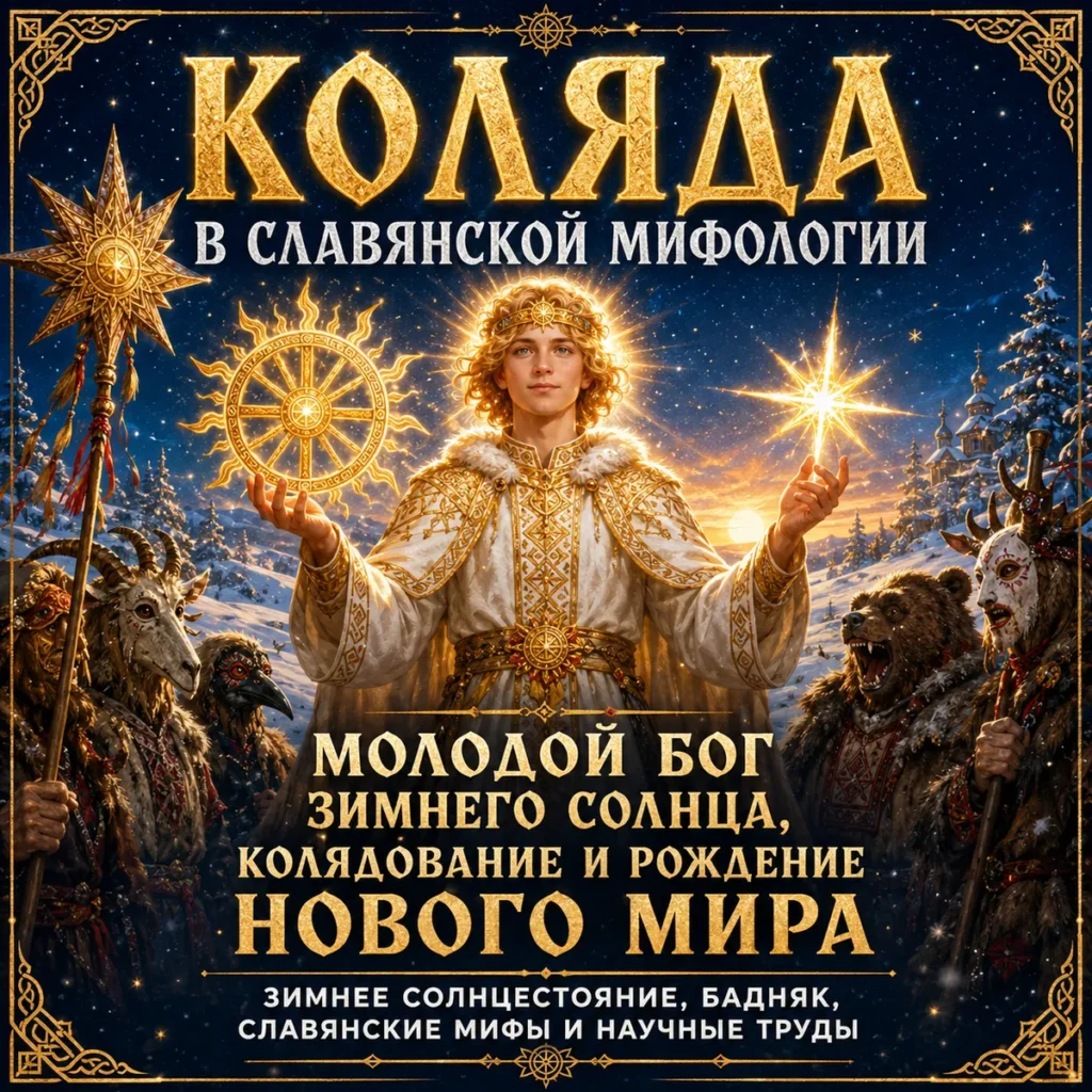 Коляда в славянской мифологии — зимнее солнцестояние, колядование и рождение нового солнца
