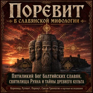 Поревит в славянской мифологии — пятиликий бог руян острова Рюген