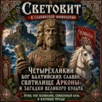 Световит — четырёхликий бог балтийских славян с рогом, белым конём и святилищем Арконы