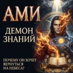 Ами — демон знаний с огнём, планетами и магической книгой
