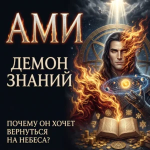Ами — демон знаний с огнём, планетами и магической книгой