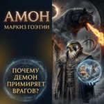 Амон — маркиз Гоэтии с головой сокола и огнедышащим волком