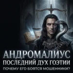Андромалиус — последний дух Гоэтии со змеёй и весами правосудия