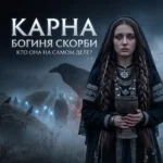Карна — загадочный женский образ славянской мифологии с чашей среди воронов, курганов и призрачных духов